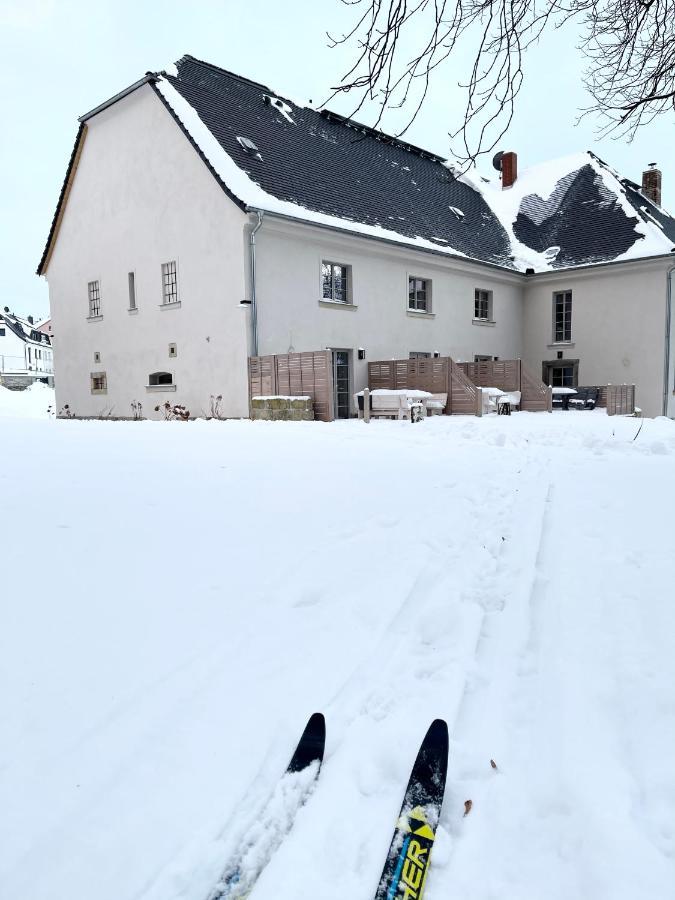 Farmhouse Eckartsberg Im Zittauer Gebirge - Gemuetliche Und Moderne Ferienwohnungen Mit Terrasse Kültér fotó