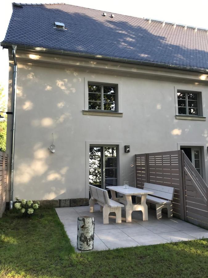 Farmhouse Eckartsberg Im Zittauer Gebirge - Gemuetliche Und Moderne Ferienwohnungen Mit Terrasse Kültér fotó
